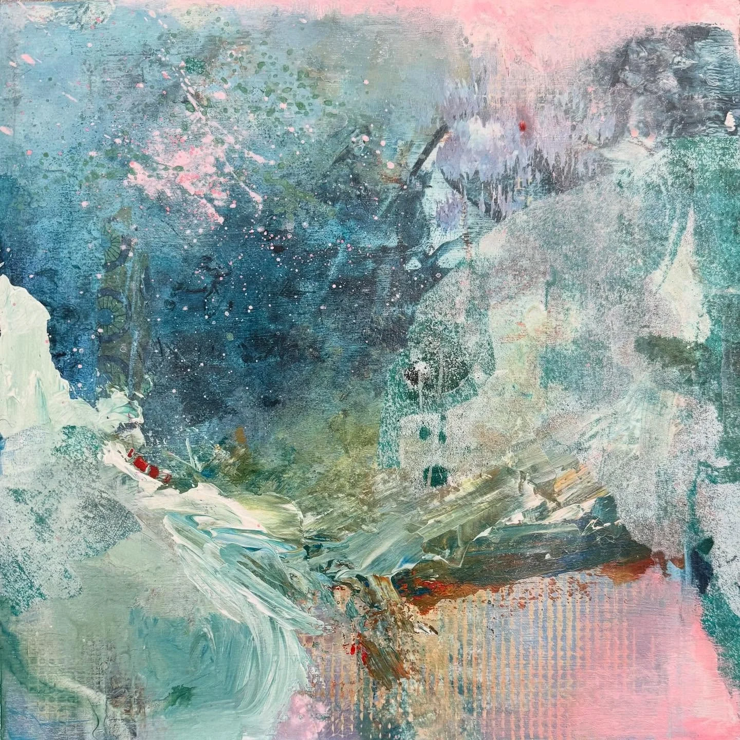 Almost forgot it was Friday! Some works in progress this week, none finished. They&rsquo;re all over the place as I explore some ideas and that&rsquo;s okay. Really enjoyed working on the largest (last) one, which tells me something. Happy weekend!