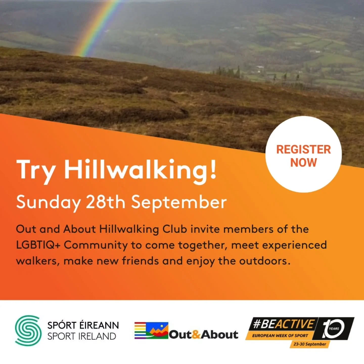 This Sunday join us for a hike in Glenart Forest as part of the European Week of Sport!
Travel with the group from the National Concert Hall at 9:30, or meet us at the hike start at Seaview Avenue car park in Ferrybank, Arklow at 10:25.
It's sure to 