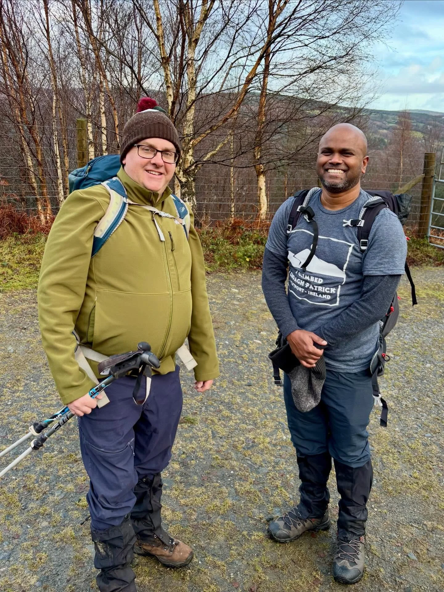 Thanks to today&rsquo;s hike leader Michael D for bringing 23 of us on a very enjoyable hike in the Derrybawn area of County Wicklow. As it was our &lsquo;official&rsquo; Christmas hike, our home bakers made extra efforts to spoil us! We did a total 