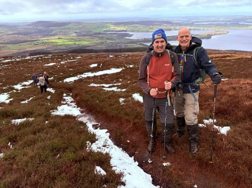 27 of our hikers ventured across the hills of Ballyknockan today led by John C, Ciaran &amp; Paul 🥾⛰️ 

Thanks to Stephen for the pics 📸

Join us next week. We&rsquo;ll have two hikes; our Sunday short and regular Sunday hike. Click the link in our
