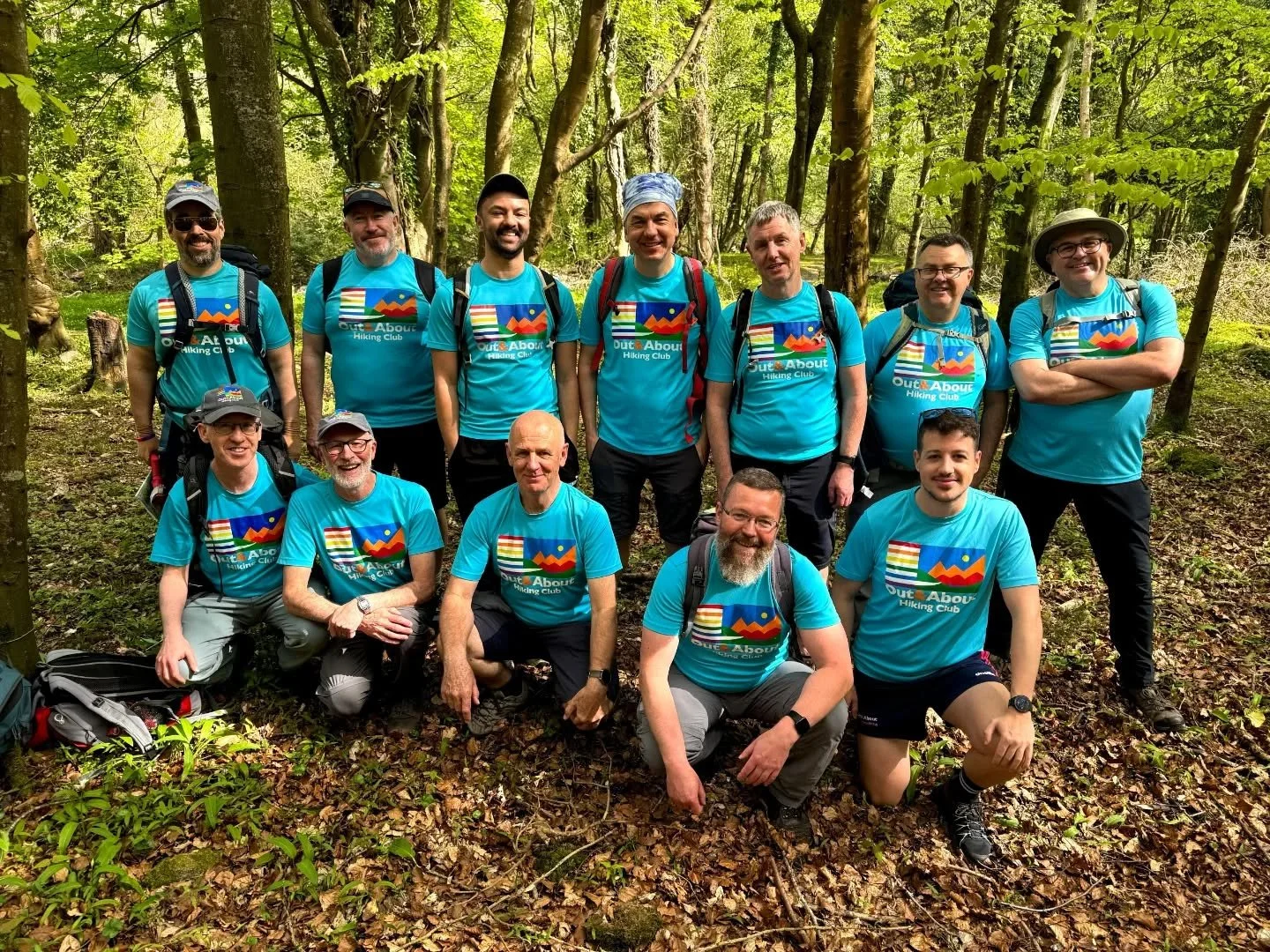 The forests were painted blue yesterday for our Sunday Short. 

48 hikers were out for our Knocksink and Enniskerry hike . Thanks to Andrew and Stephen for leading 😁

#lgbthiking #lgbtcommunity #lgbt #lgbtclubs #lgbtdublin