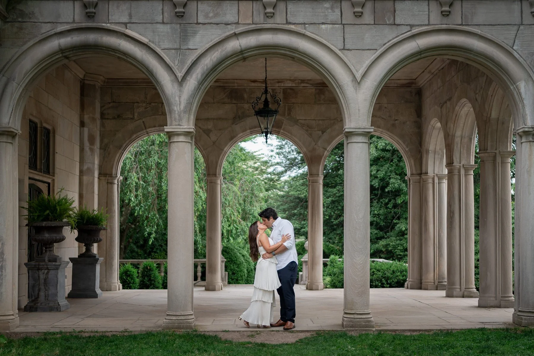 Planting fields arboretum engagement session