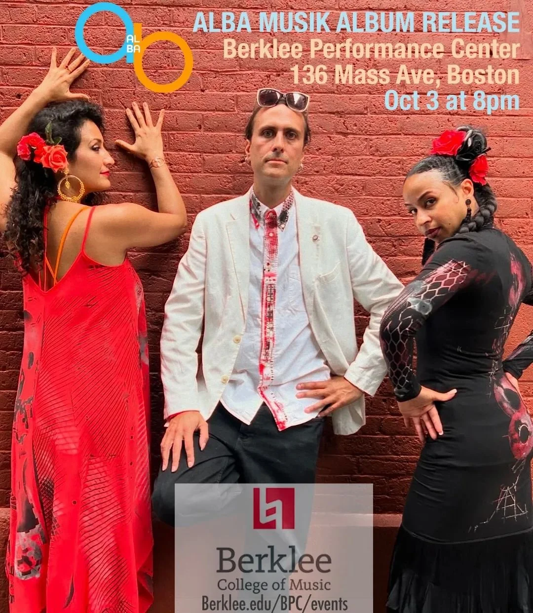 Hola! We are so thrilled to be presenting our new album 'Alma' at @berkleecollege this Thursday at 8pm! ππΌππΌπ€©
Come on down Bostonians! We''ll have some amazing surprise guests π₯π₯β¨ππ½
Berklee Performance Center (136 Massachusetts Ave, Boston