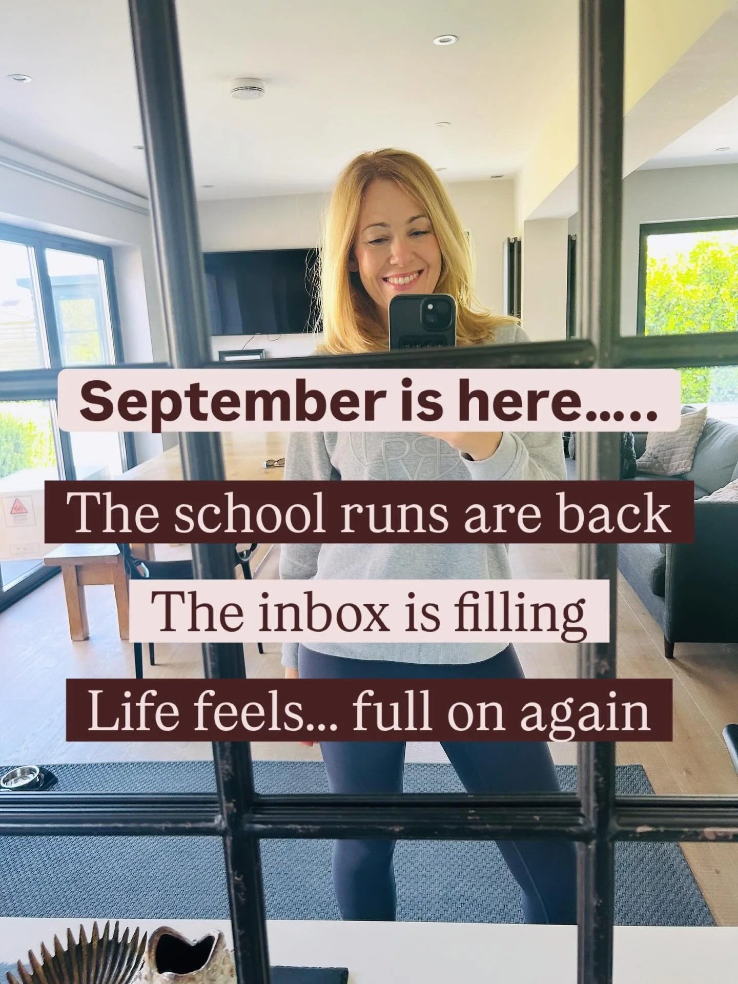The shift into September always feels like a lot.

The kids are back at school, work is busier, evenings are shorter&hellip; and suddenly the freedom of summer is gone.

That&rsquo;s why I&rsquo;m claiming Sundays as my pause.

Not to tick more off t