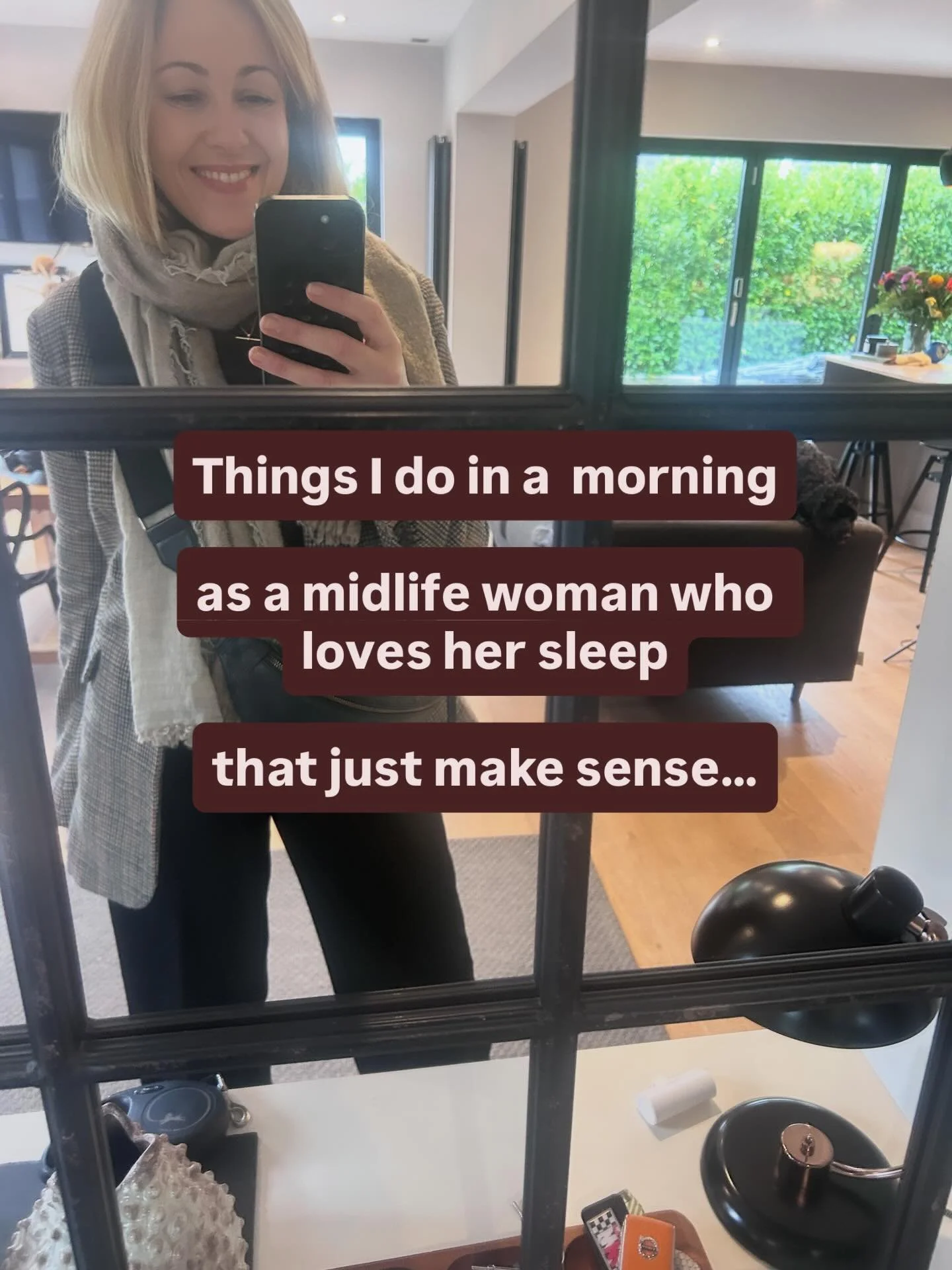 Mornings matter so much for sleep!

Do you:

⏰ wake at the same time every day?
☕️ keep your coffee/caffeine to the morning?
☀️ get outside for a bit whatever the weather?
🏃&zwj;♀️ do your high intensity exercise in the morning?*

Trix 🧘🏼&zwj;♀️
T