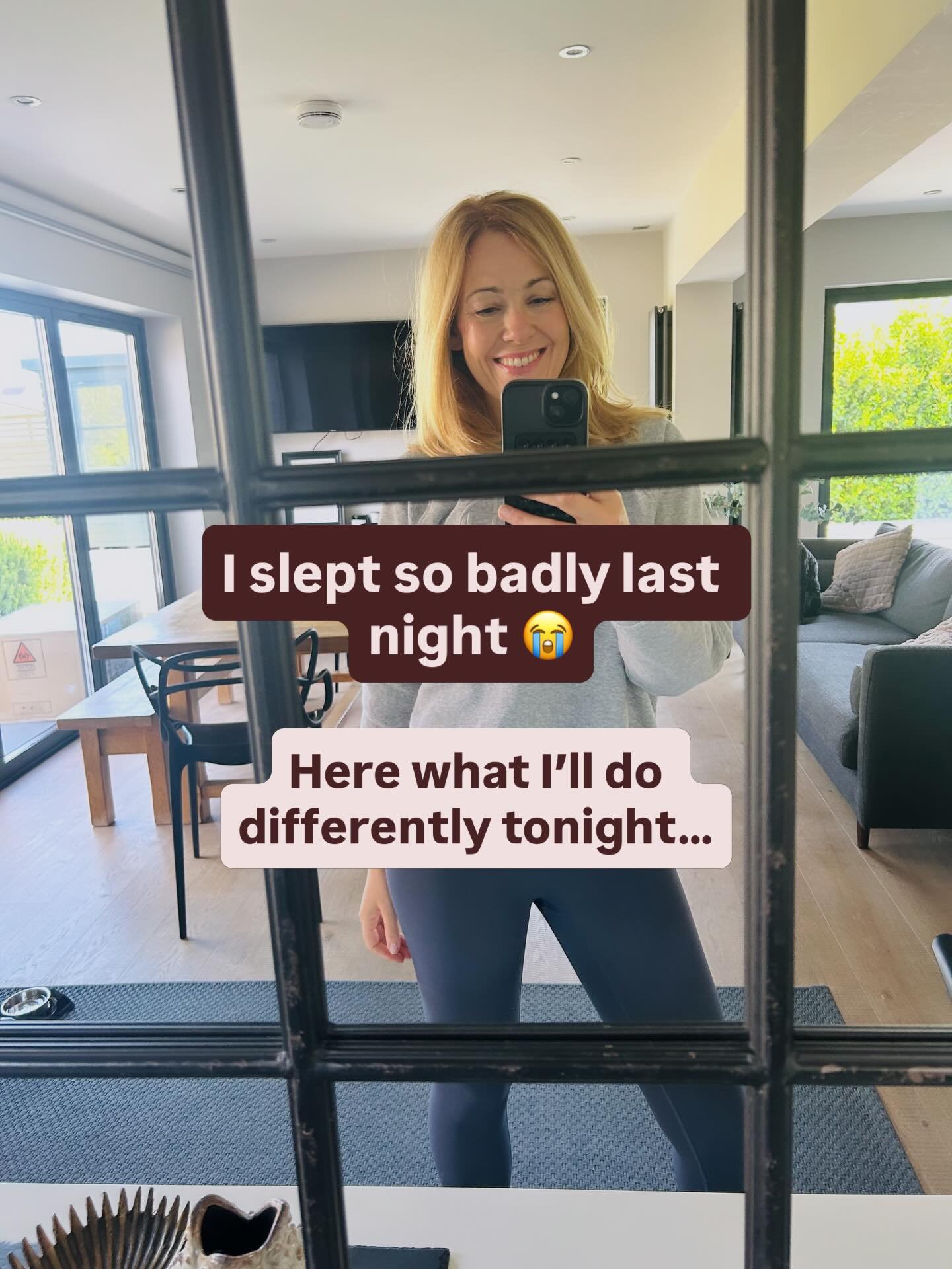 Oh and I might do my 13 minute wind down class as I get into my PJs.

Want to join me? Comment SLEEP and I&rsquo;ll send it over 

Trix 🧘🏼&zwj;♀️
The Sleep Yogi 

#yoga #sleep