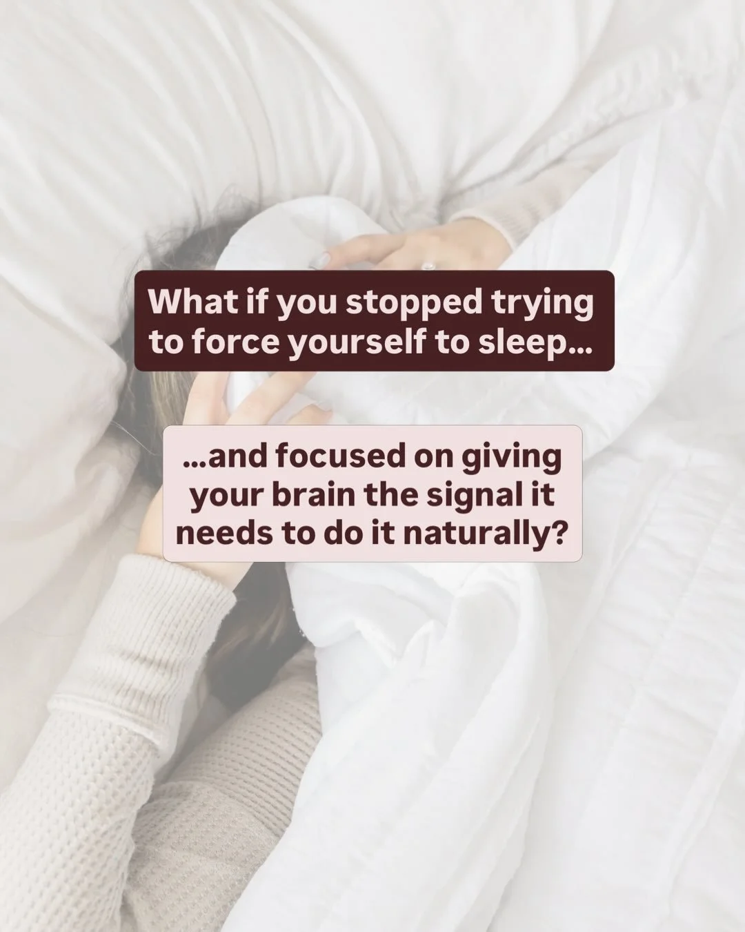 You&rsquo;ve heard of fight or flight?

We used to need it to fight off tigers&hellip;

But now it&rsquo;s more traffic jams, emails and kids 

Your body is designed to stay awake in fight or flight mode,

So it needs to shift into rest &amp; digest 