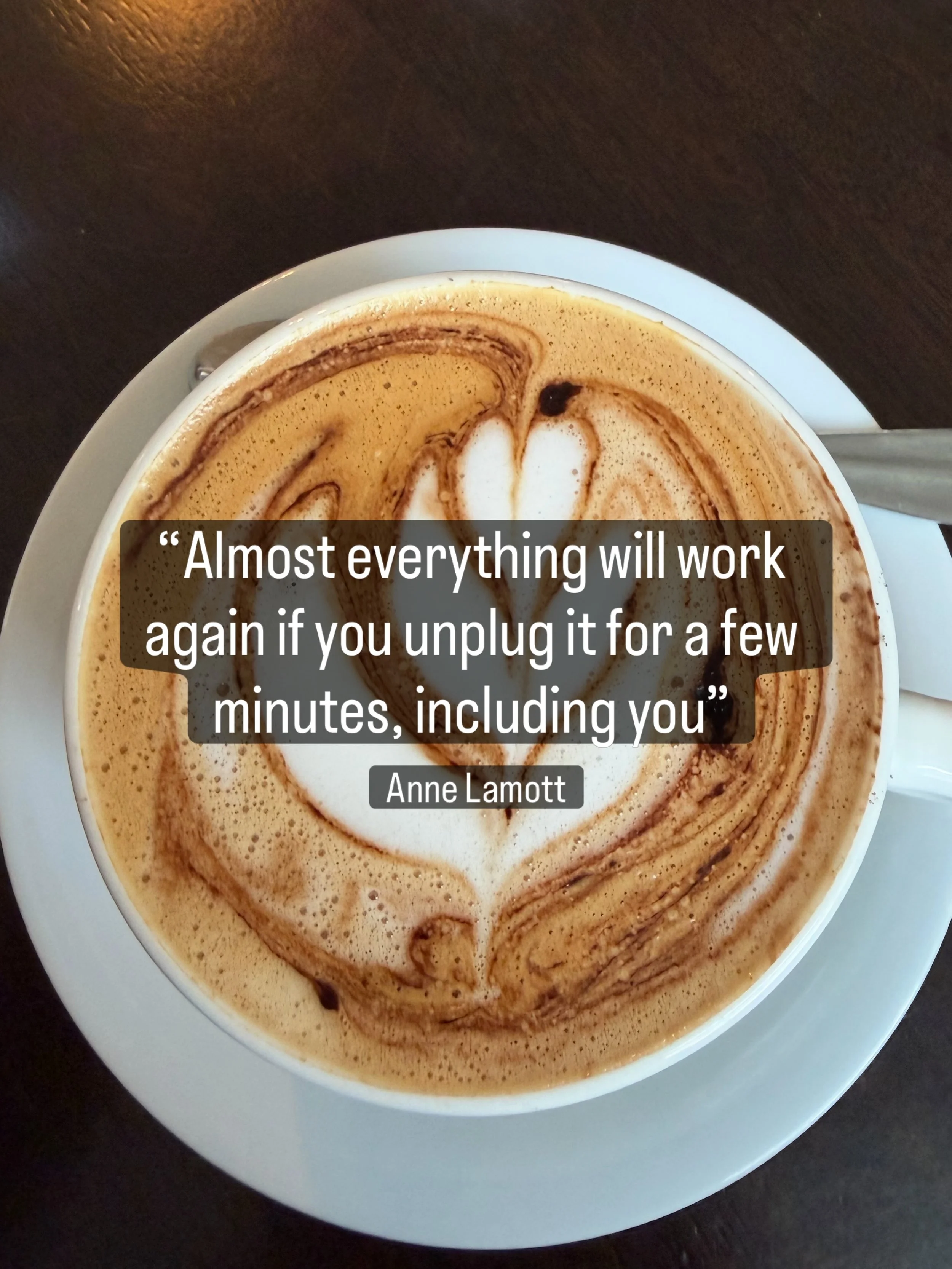 Every time I hear this quote it makes me stop and think&hellip;

&hellip;because how many of us actually take time to regularly &ldquo;unplug&rdquo;? 

Would love to know what&rsquo;s you favourite way to take an &ldquo;unplug&rdquo; moment in your d