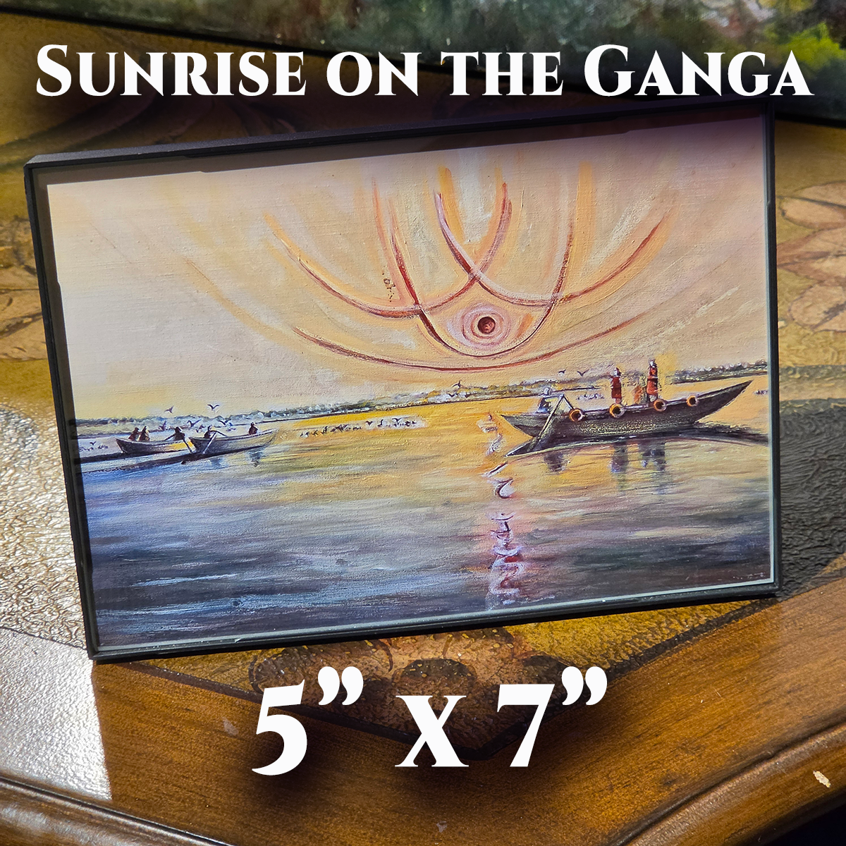 SG, Sunrise on the Ganga (5x7).png
