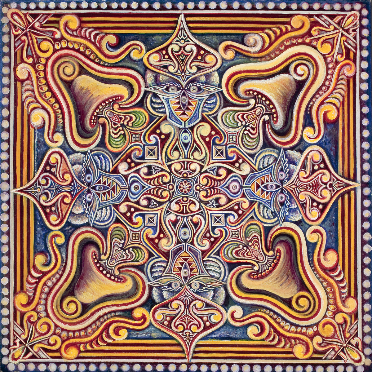 MUSHROOMS & ALIENS (FRAMED)