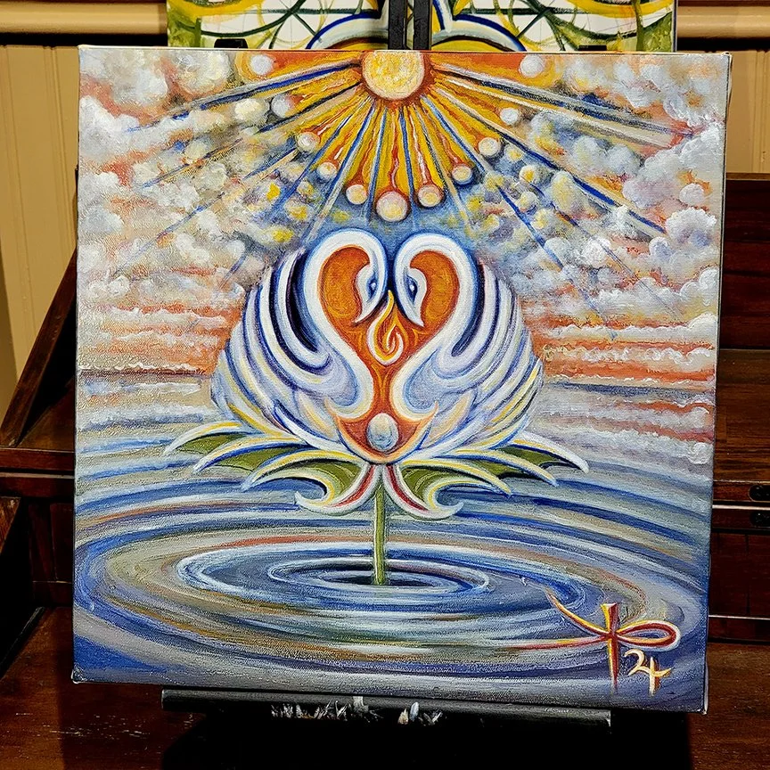 SWAN LOTUS #01 (CANVAS)