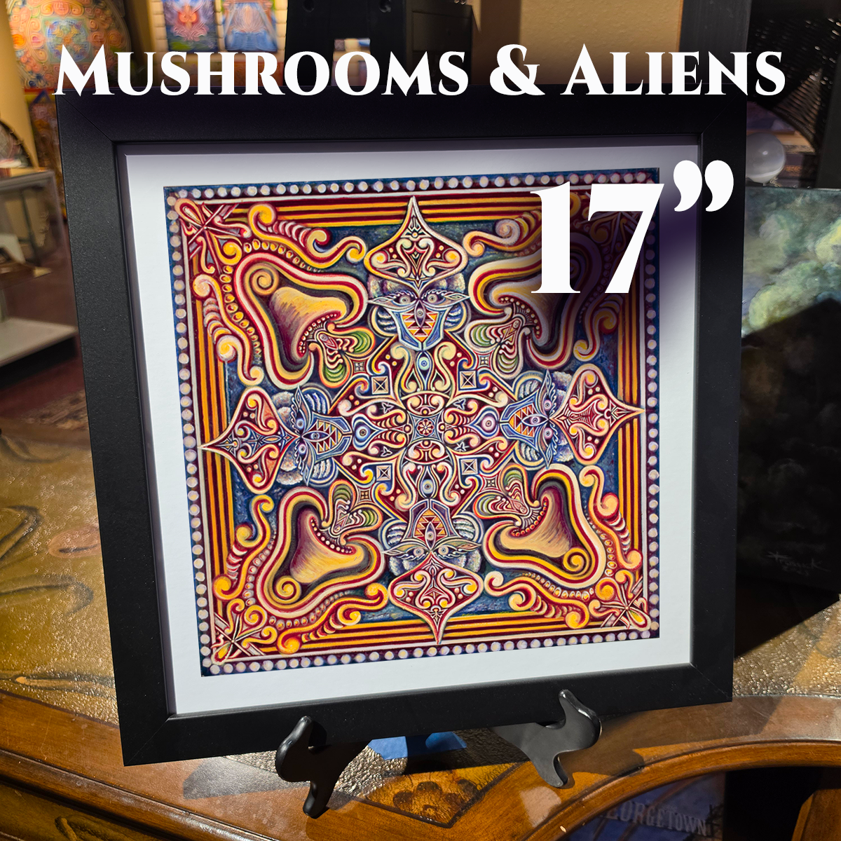IB, Mushrooms and Aliens, 17 inch.png