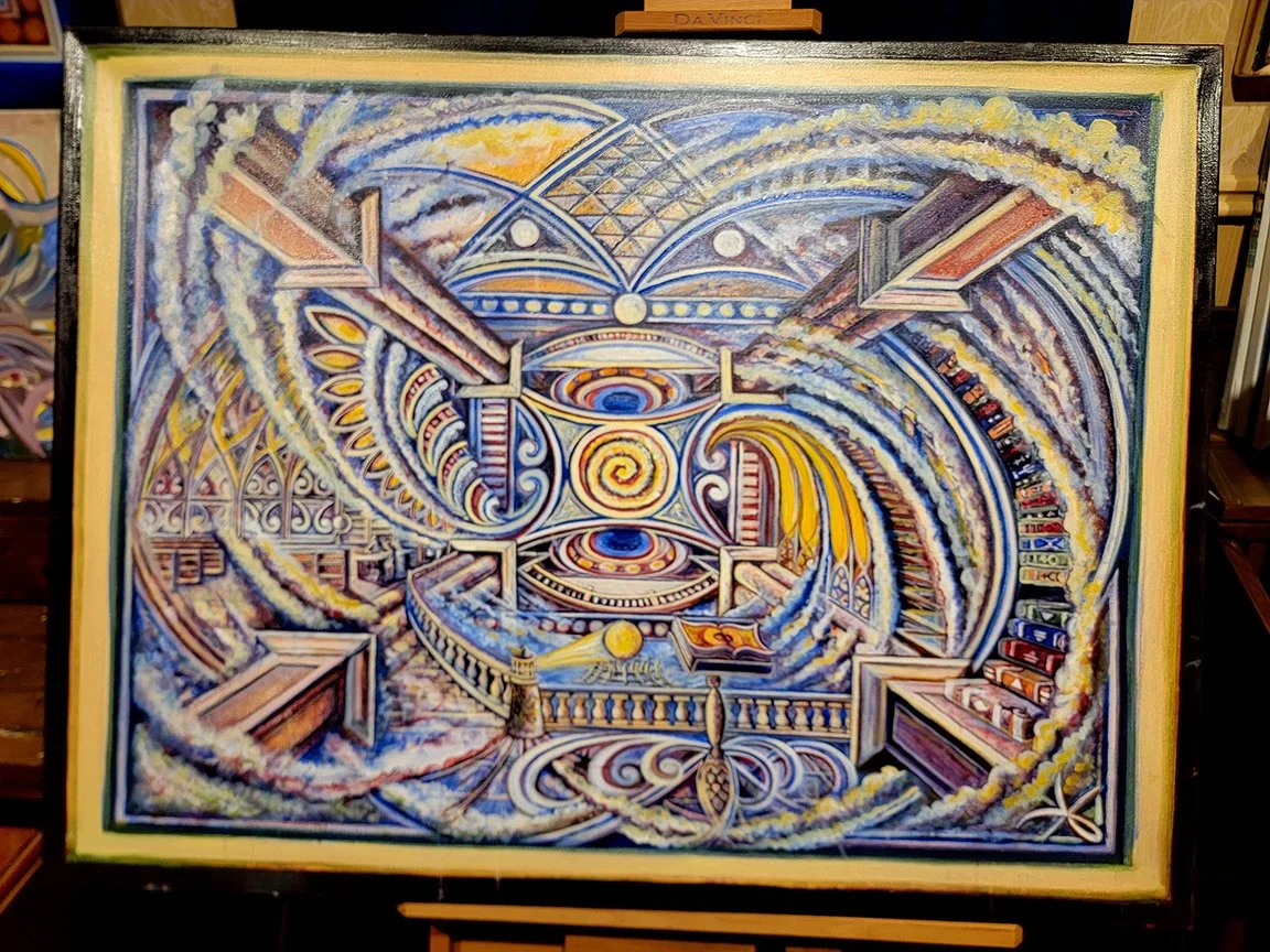 AKASHIC WORMHOLE #03, (CANVAS)