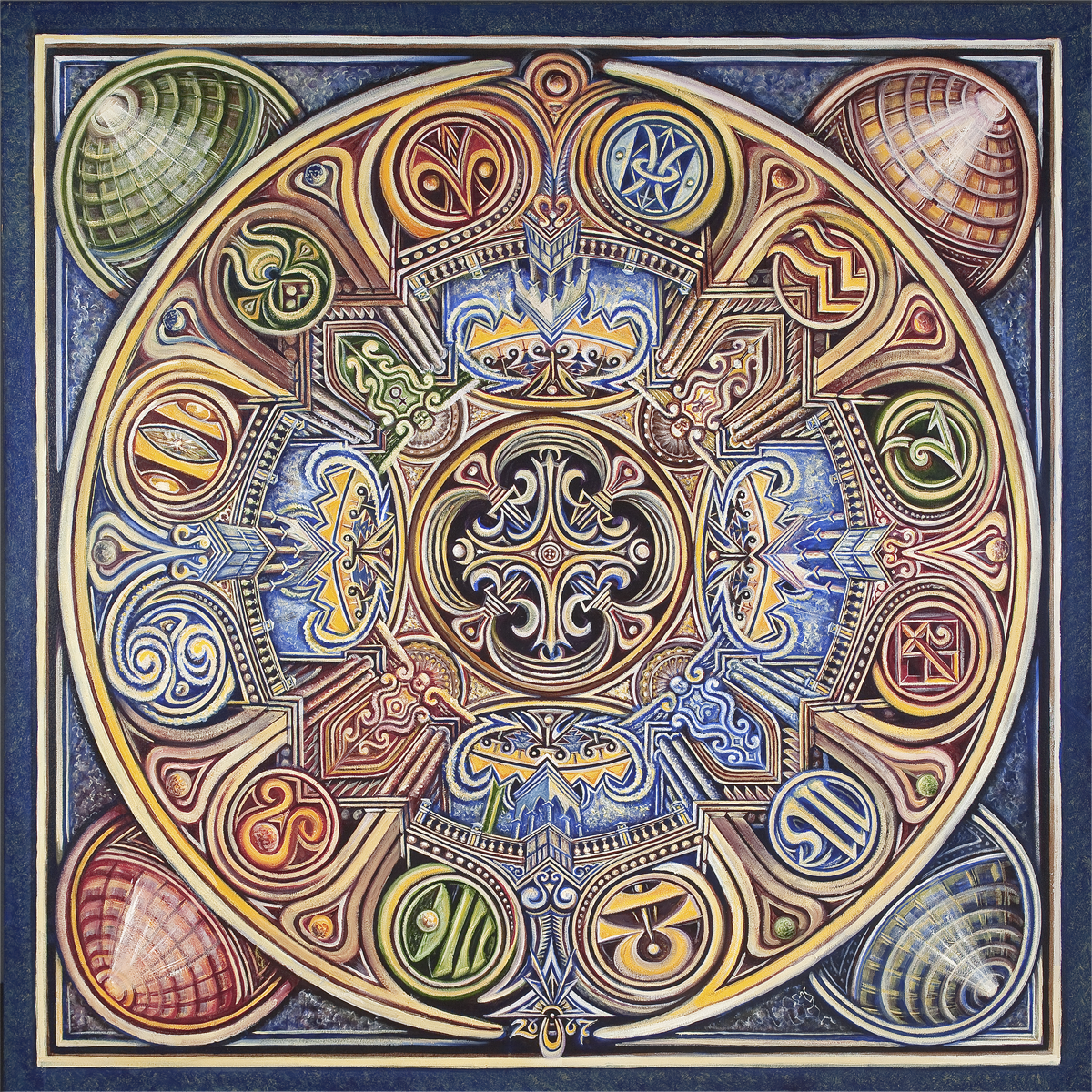 WANDERING WHEEL (FRAMED)