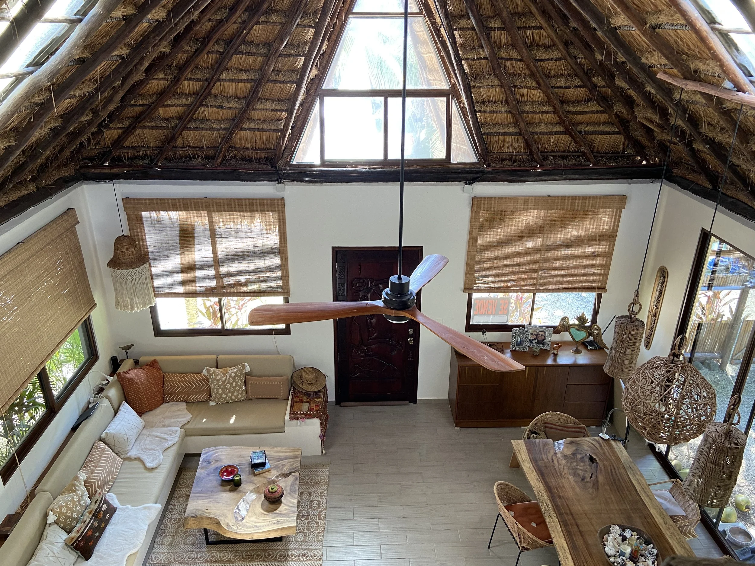 'View from second floor towards the front