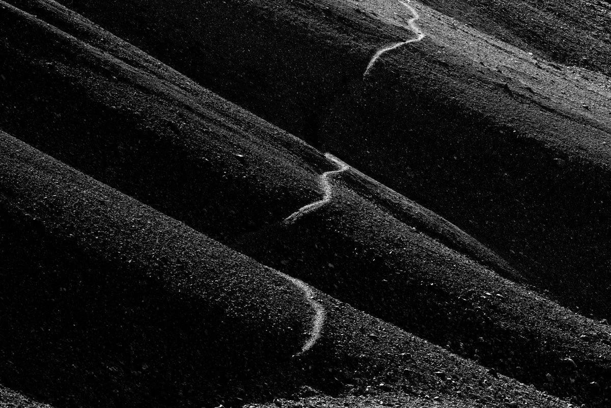"Der Weg des Lebens" Wanderweg im Karwendel in der rauen Berglandschaft