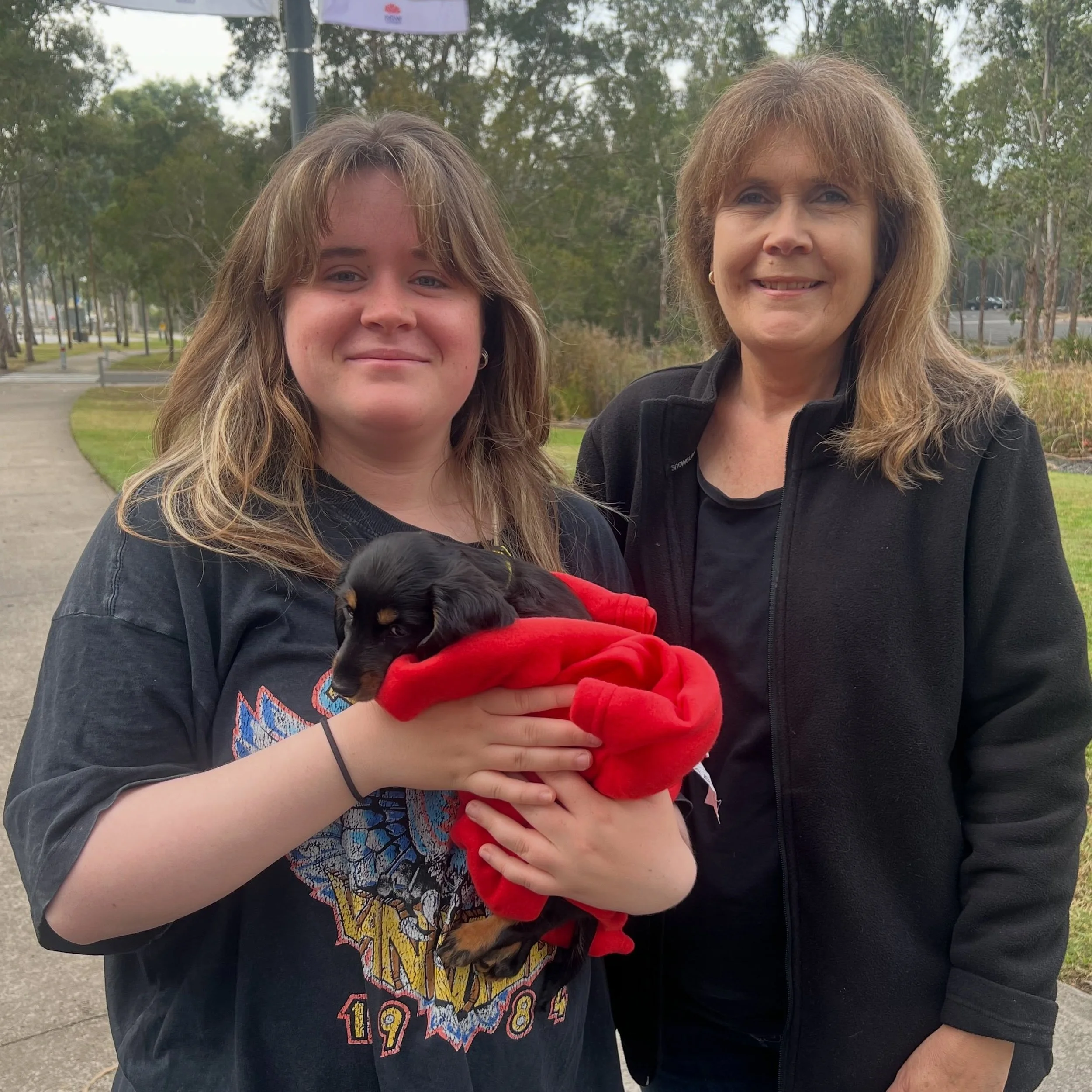 PUPDATE - Our tiny girl REMI has been picked up today  by her new mum and grandma. I know little Remi will have a wonderful life with her lovely new family in Melbourne 🤗🤗🤗

ALLOCATED - 🩷 REMI (formerly known as EBONY) - 8 weeks  and 1 day old
&b