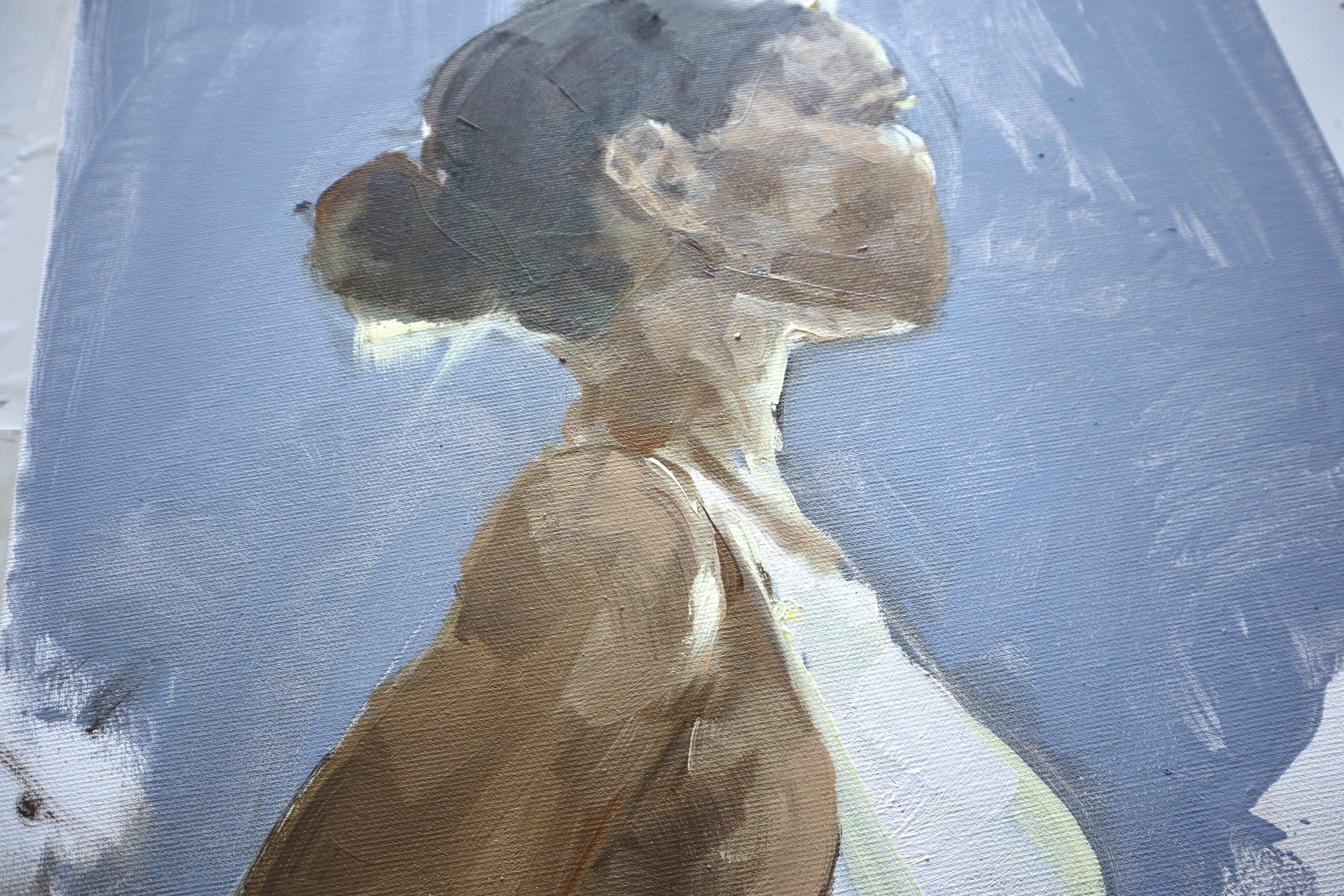 “Uptown” Original Oil Painting on canvas, 40x70cm
