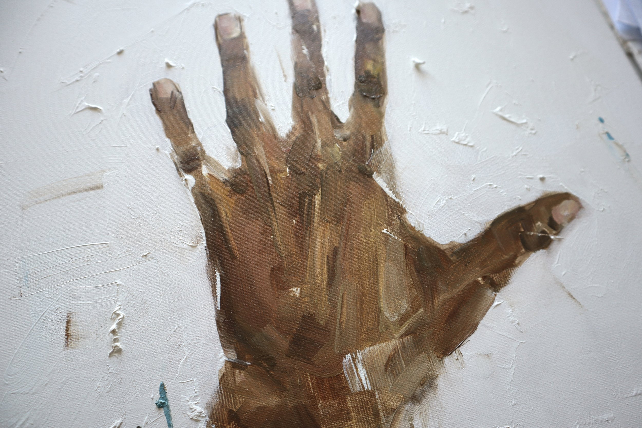 “Reach” Original Oil Painting on canvas, 40x50cm
