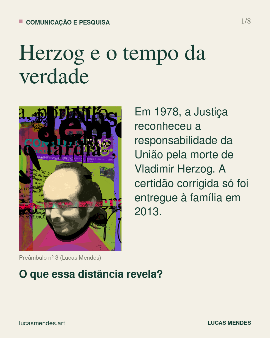 1/8 — Herzog e o tempo da verdade