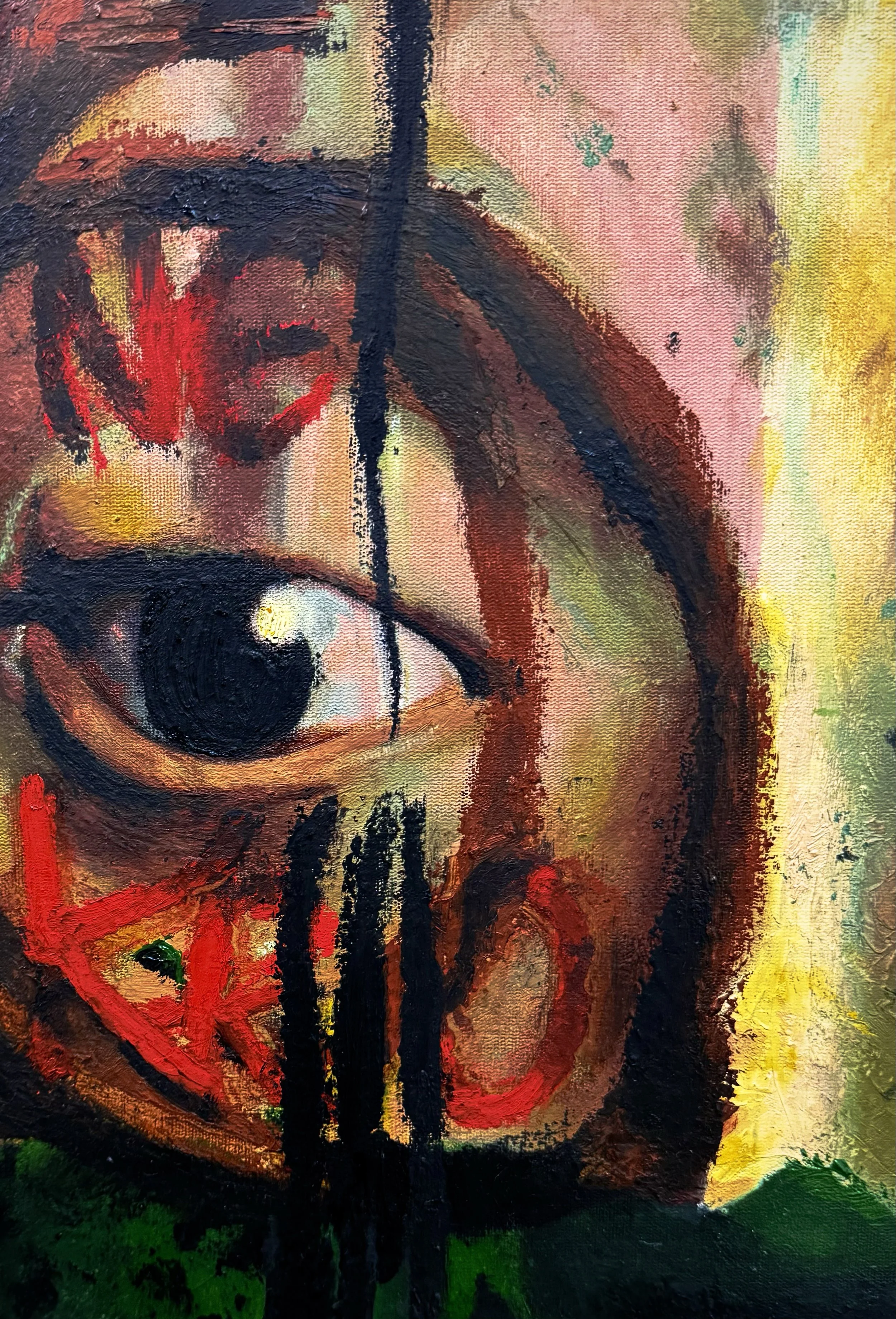 Detalhe: olho direito