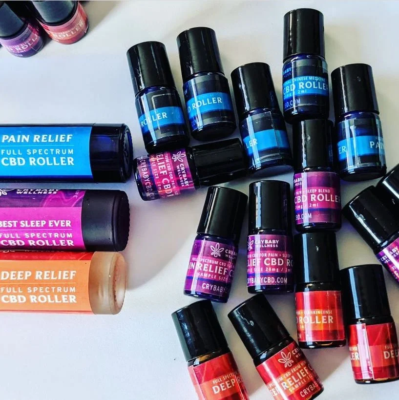 CBD Roller Labels