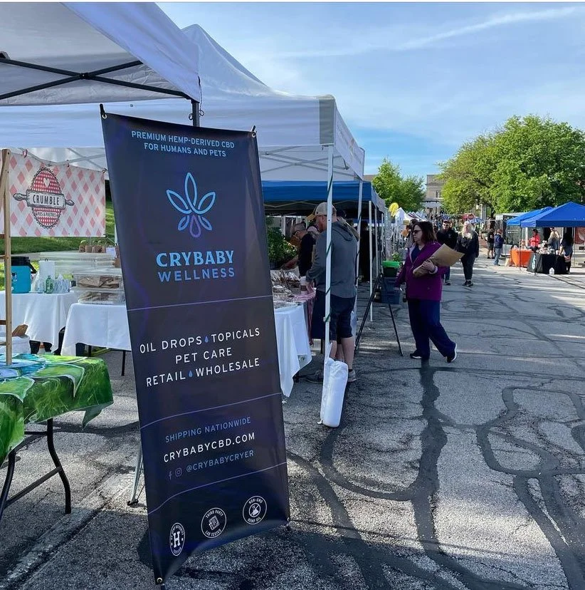 Bannerstand for Farmer's Markets and Events