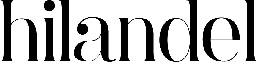 Hilandel is a design label based in New York City, specializing in custom bridal as well as offering a collection of limited-edition ready to wear pieces. She wanted an elegant logo that emphasized that she creates custom (and quite beautiful) weddin