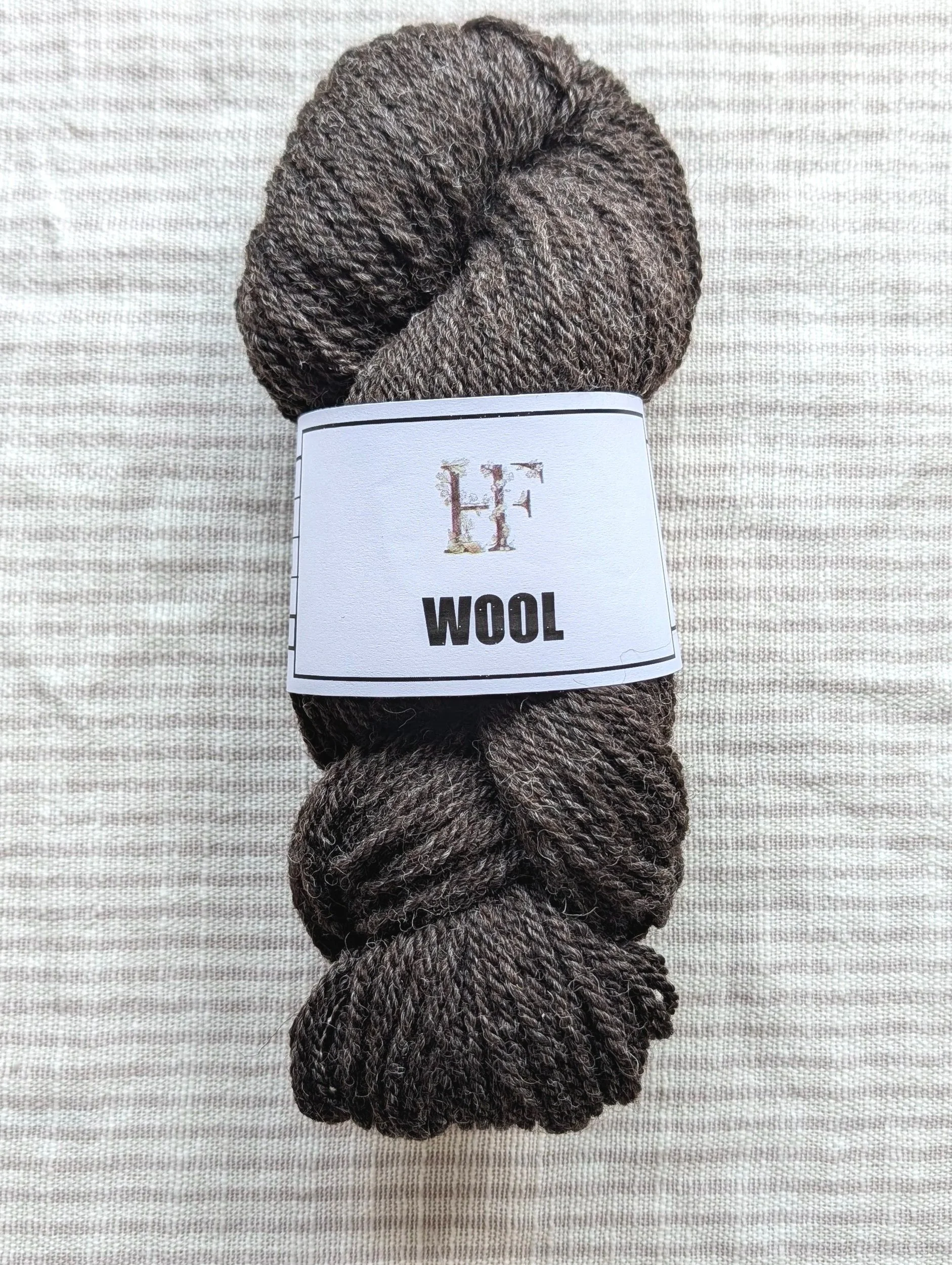 Wool - Yarn, Aran - Colour, Dark Chocolate - Jacob X Kerry Hill