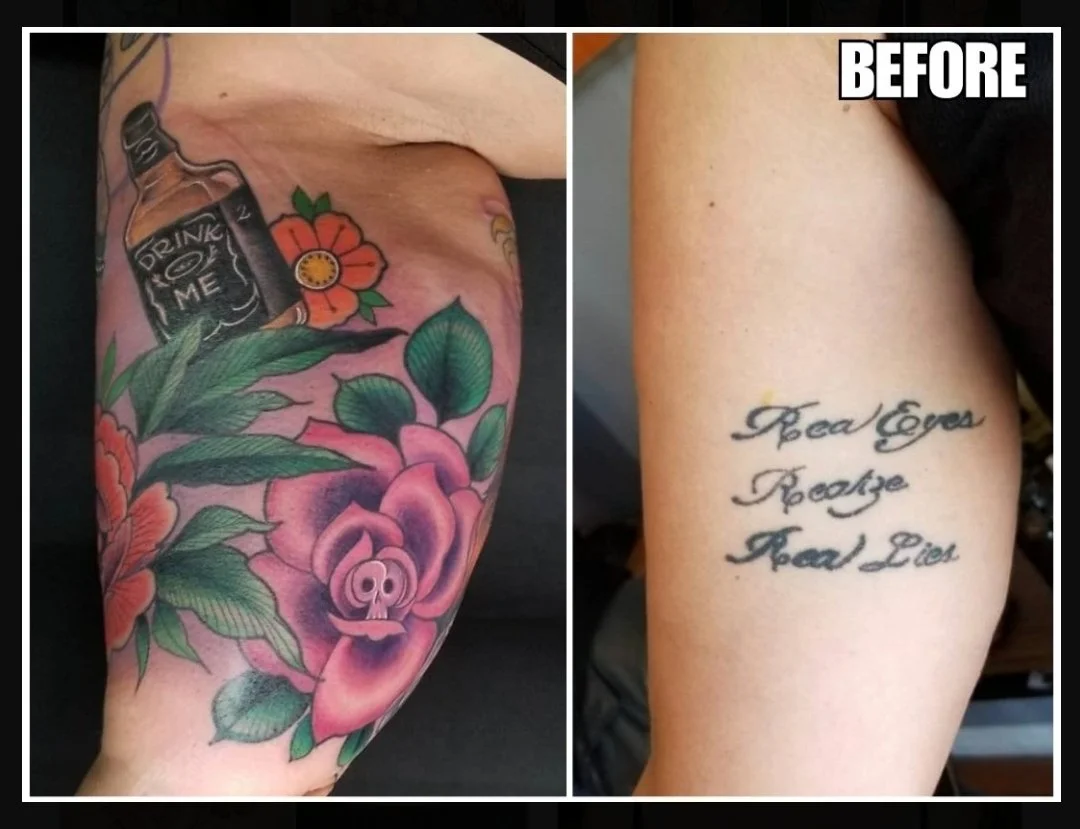 Rose and Floral Whiskey Cover Up by Alayna Magnan (Copy)