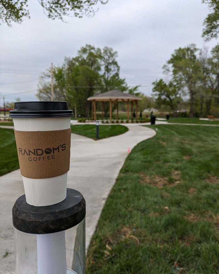 Sip, stroll, and savor the community spirit! 🌳☕️ Powell Park, our newest neighborhood gem on Main Street, is the perfect spot to enjoy a cup of Random's Coffee with friends and neighbors. Here's to building stronger bonds and creating memorable mome