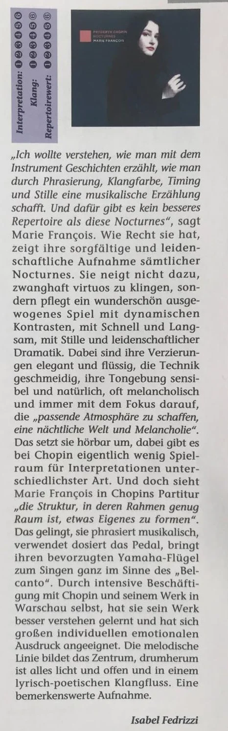 Piano News - review Chopin CD
