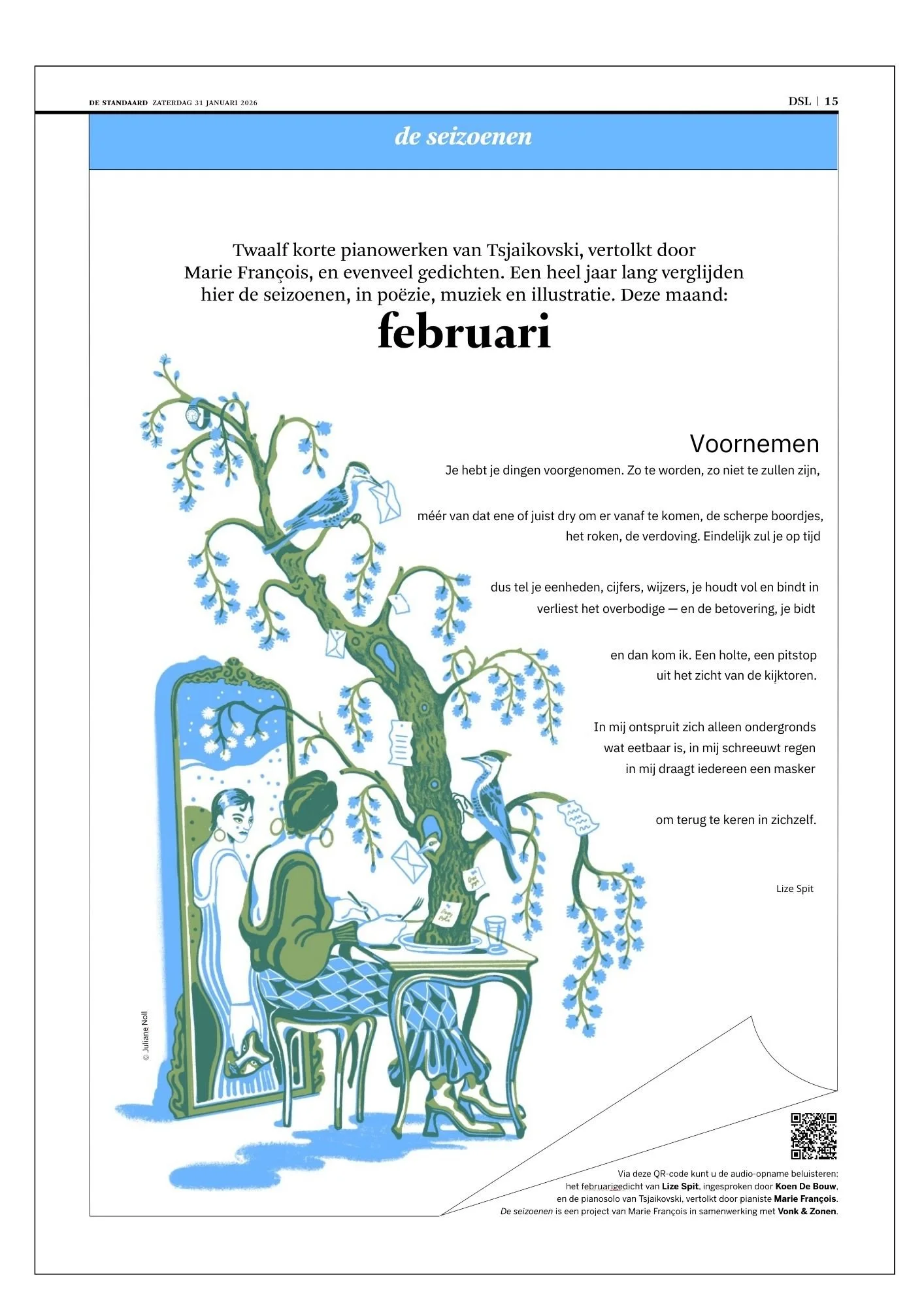 The Seasons - Februari in De Standaard