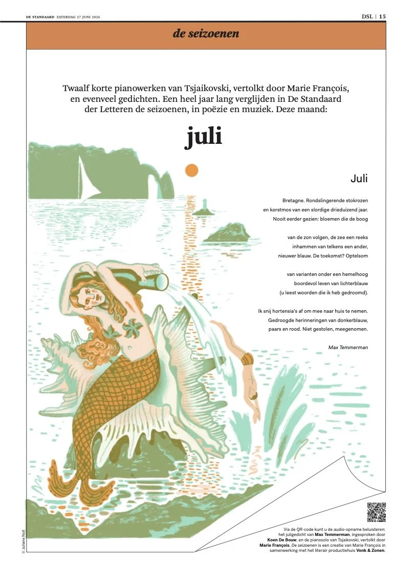 The Seasons - July in De Standaard 