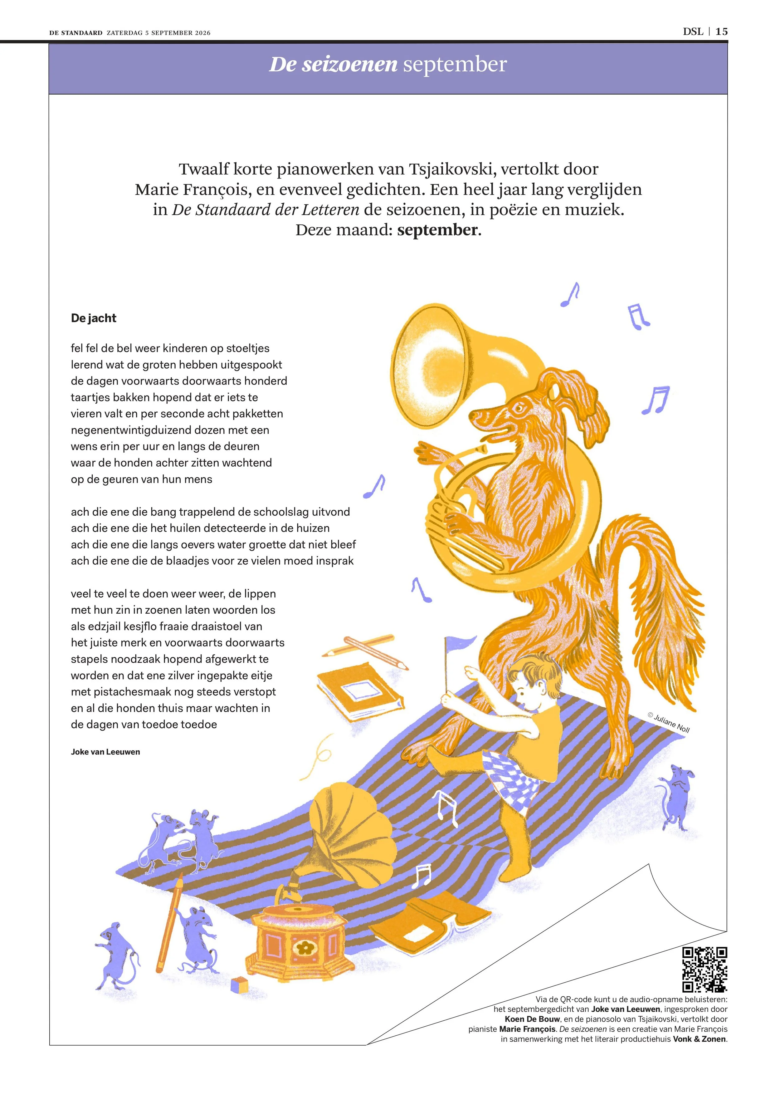 The Seasons - September in De Standaard 