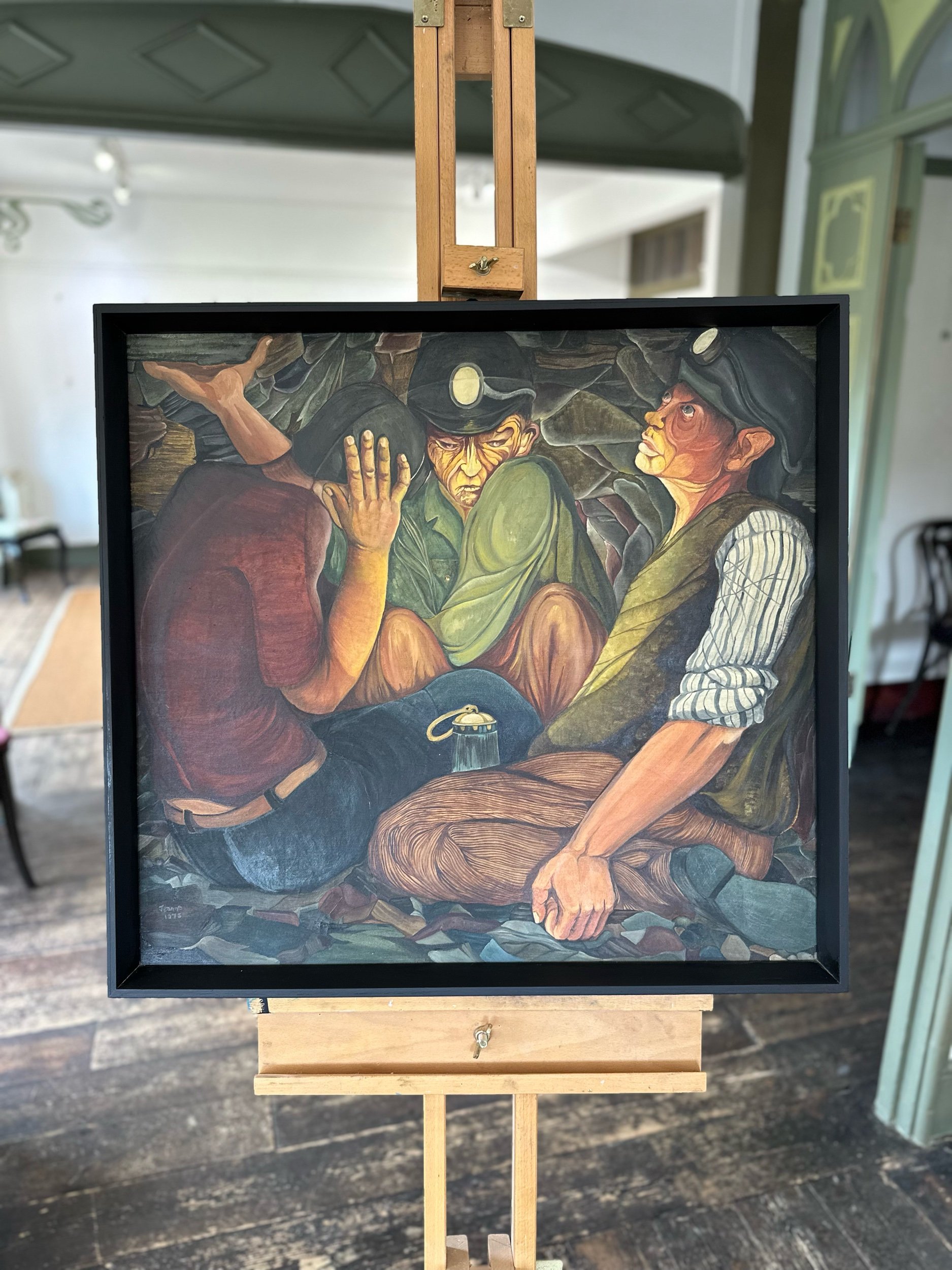 Jeanne Walpole (1928-2011) - Trapped Miners No 2, 1975