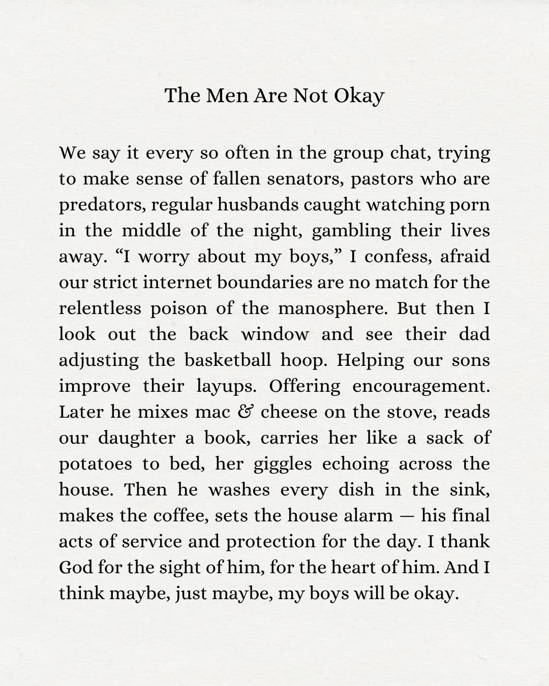 An overdue love letter to my husband. ❤️