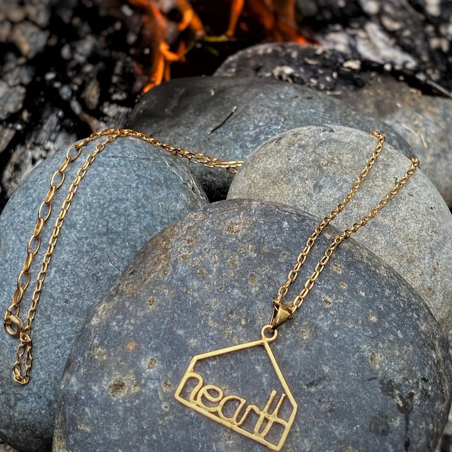 What does &ldquo;holy&rdquo; mean? It means &ldquo;wholeness, whole, or well&rdquo;. There are some words that just feel holy to me. Hearth is one such word.
&bull;
Words have such a direct vibration to me because they&rsquo;re a combinations of soun