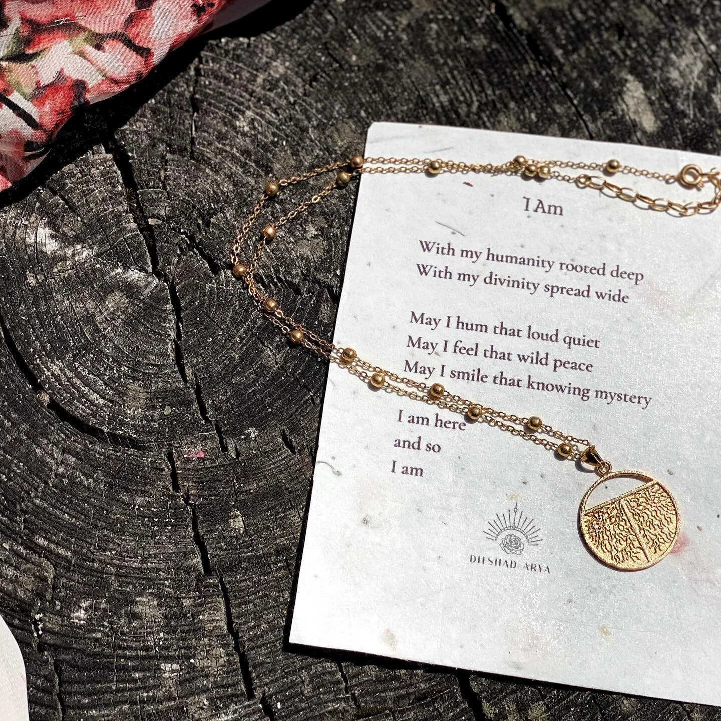 Have you ever noticed lungs? That&rsquo;s a funny question I know. The bronchi look like roots. Its one of the reasons why I designed this piece to be near the heart/chest level. 
&bull;
I imagine a woman gently grazing this necklace with her fingert