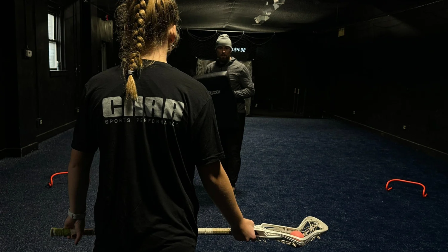 Athlete training at Char Sports Performance in Montclair, NJ