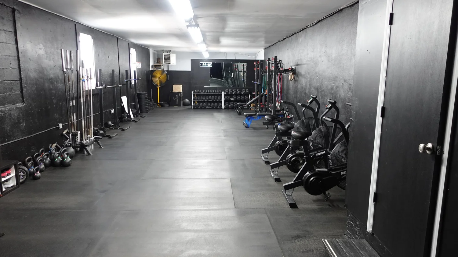 Conditioning area at Char Sports Performance