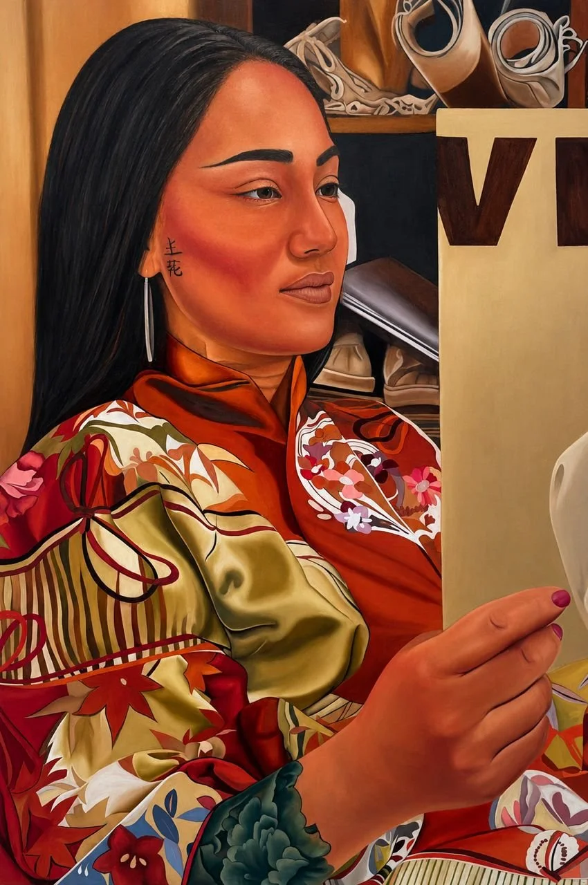Untitled, Oil on linen, 32 × 40 in, 2026