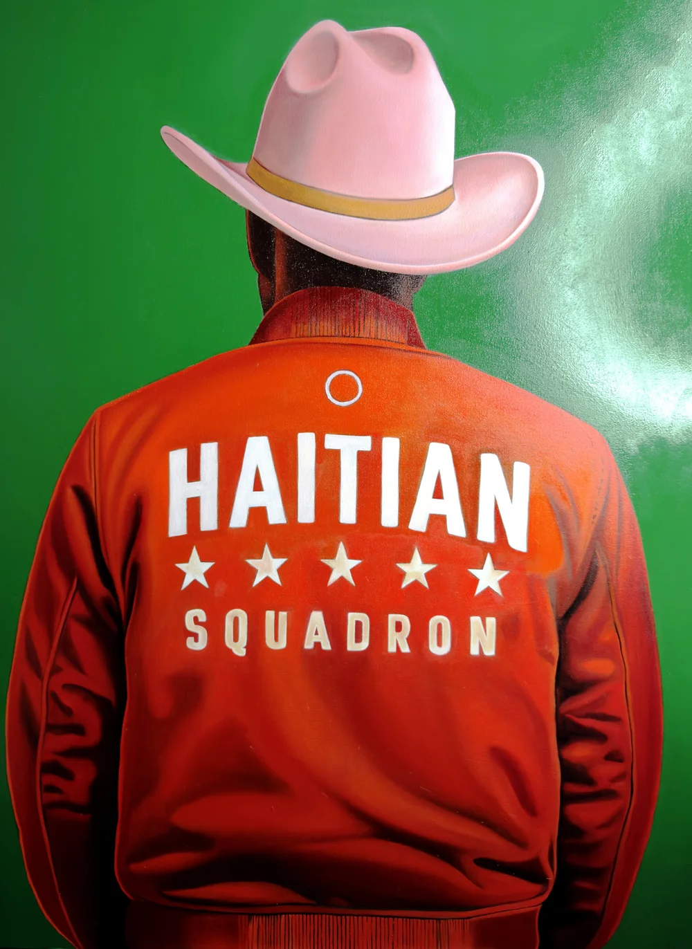 Haitian Squadron, Oil on linen, 2025