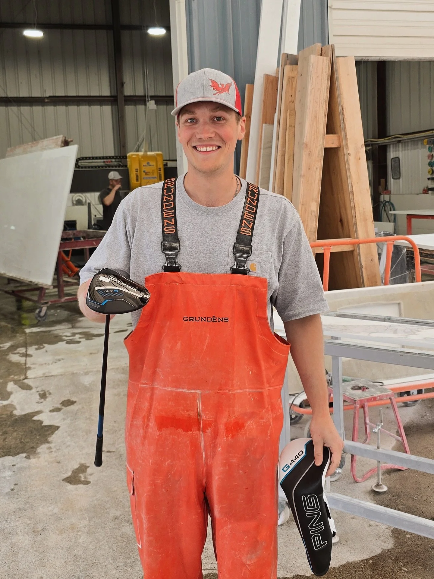 Already been a year with this stud!! Grateful for all that you do and bring to the Haus team. Cheers to a fun summer on the greens! 🤠⛳️