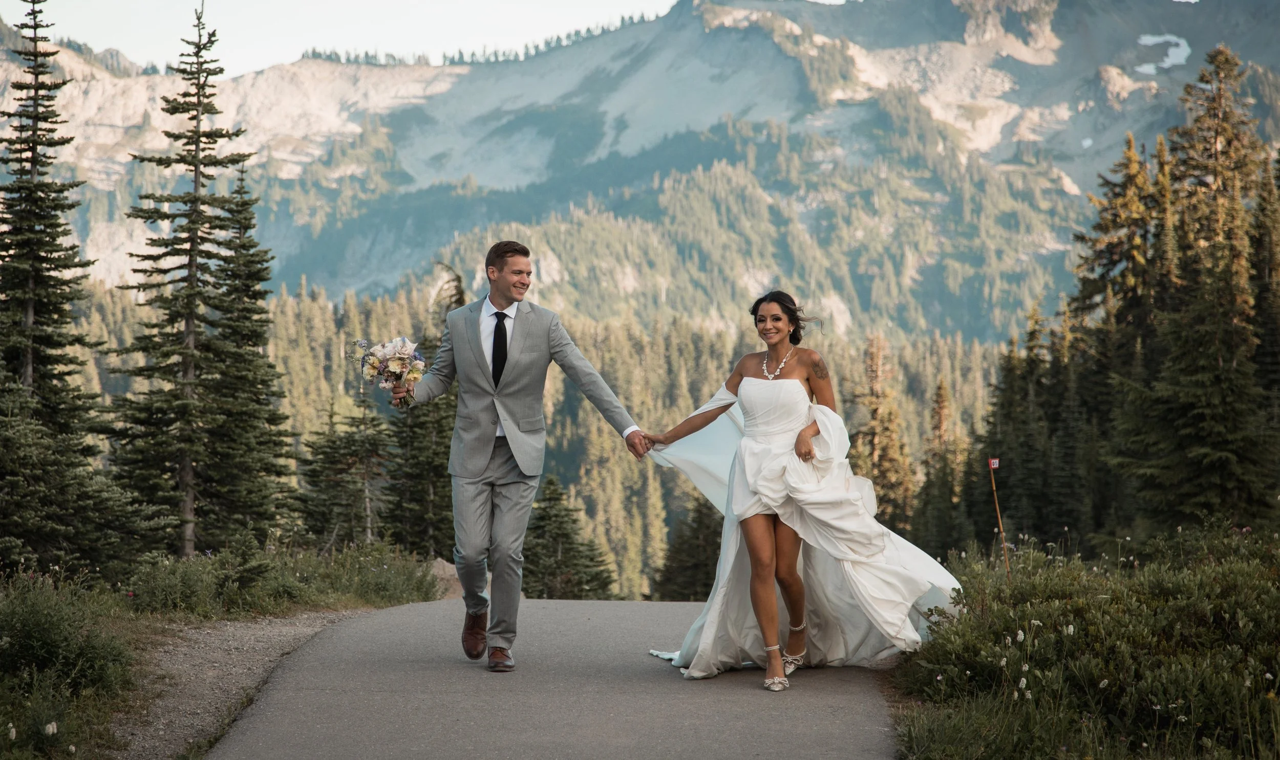 Best Mt. Rainier National park elopement photography