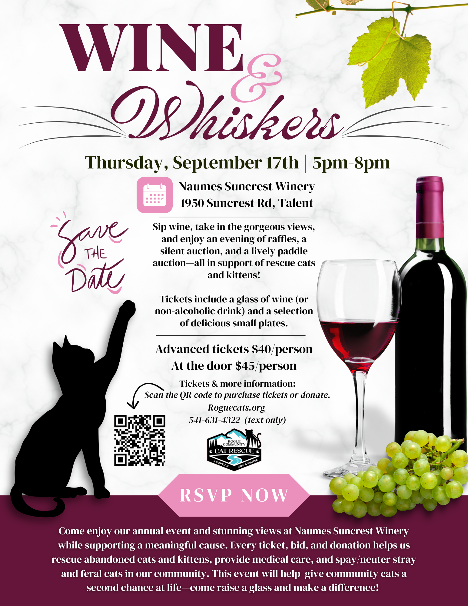 Wine &amp; Whiskers