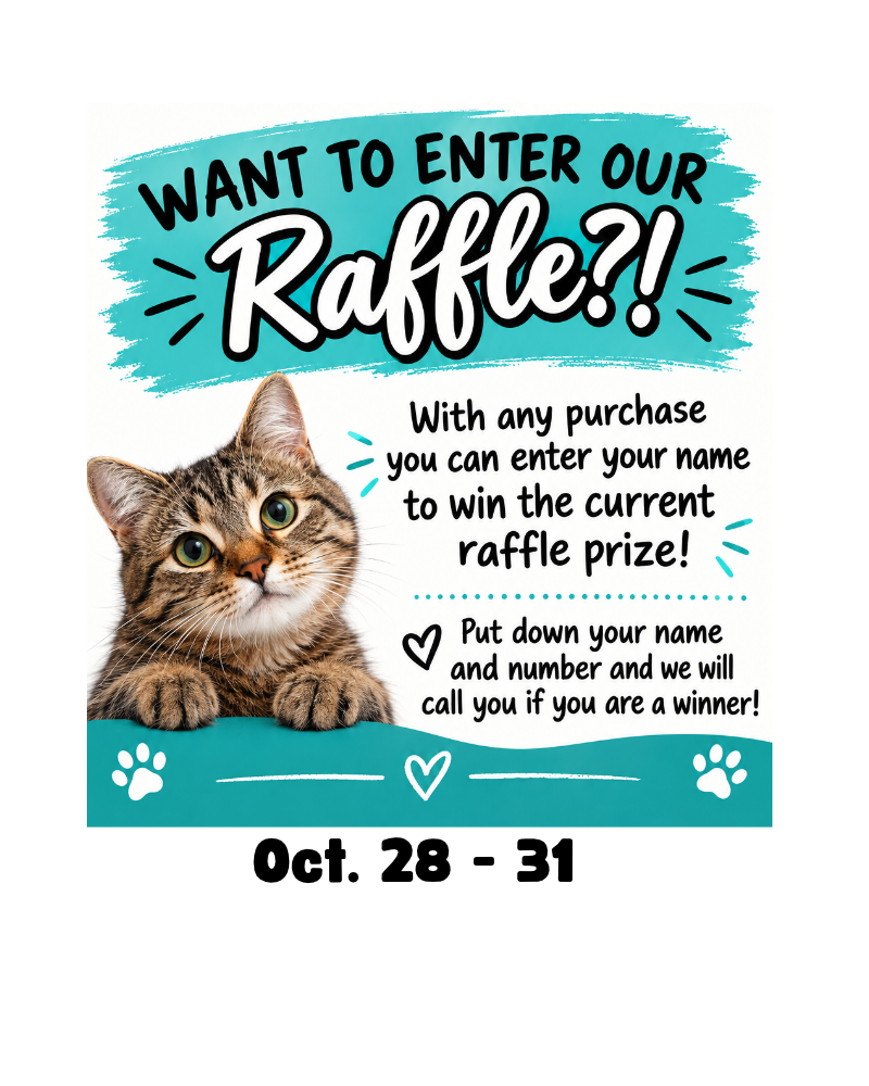 Lucky Paws Monthly Raffle