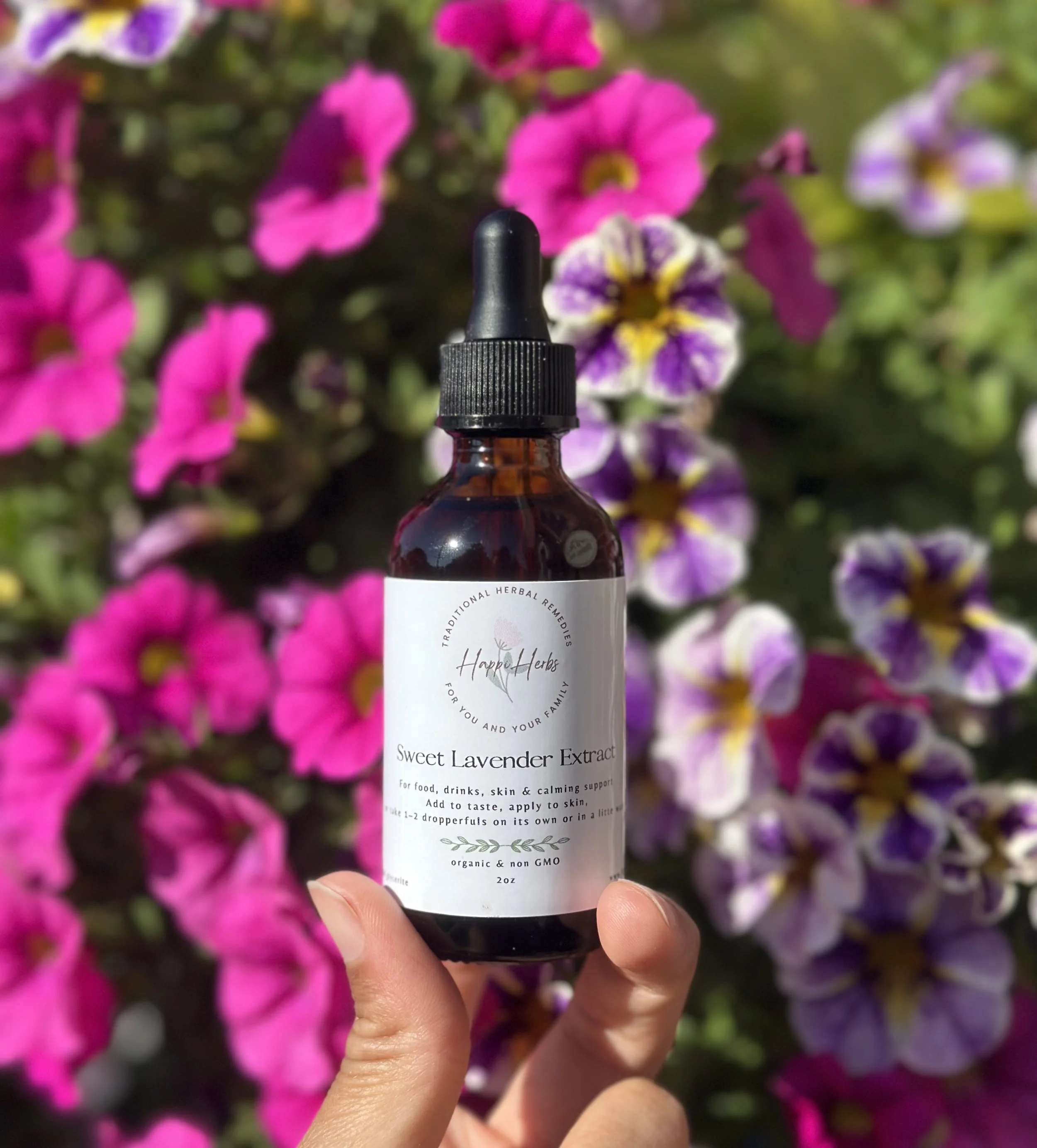Sweet Lavender Extract — For Food, Drinks, Skin & Calming Support (2oz)