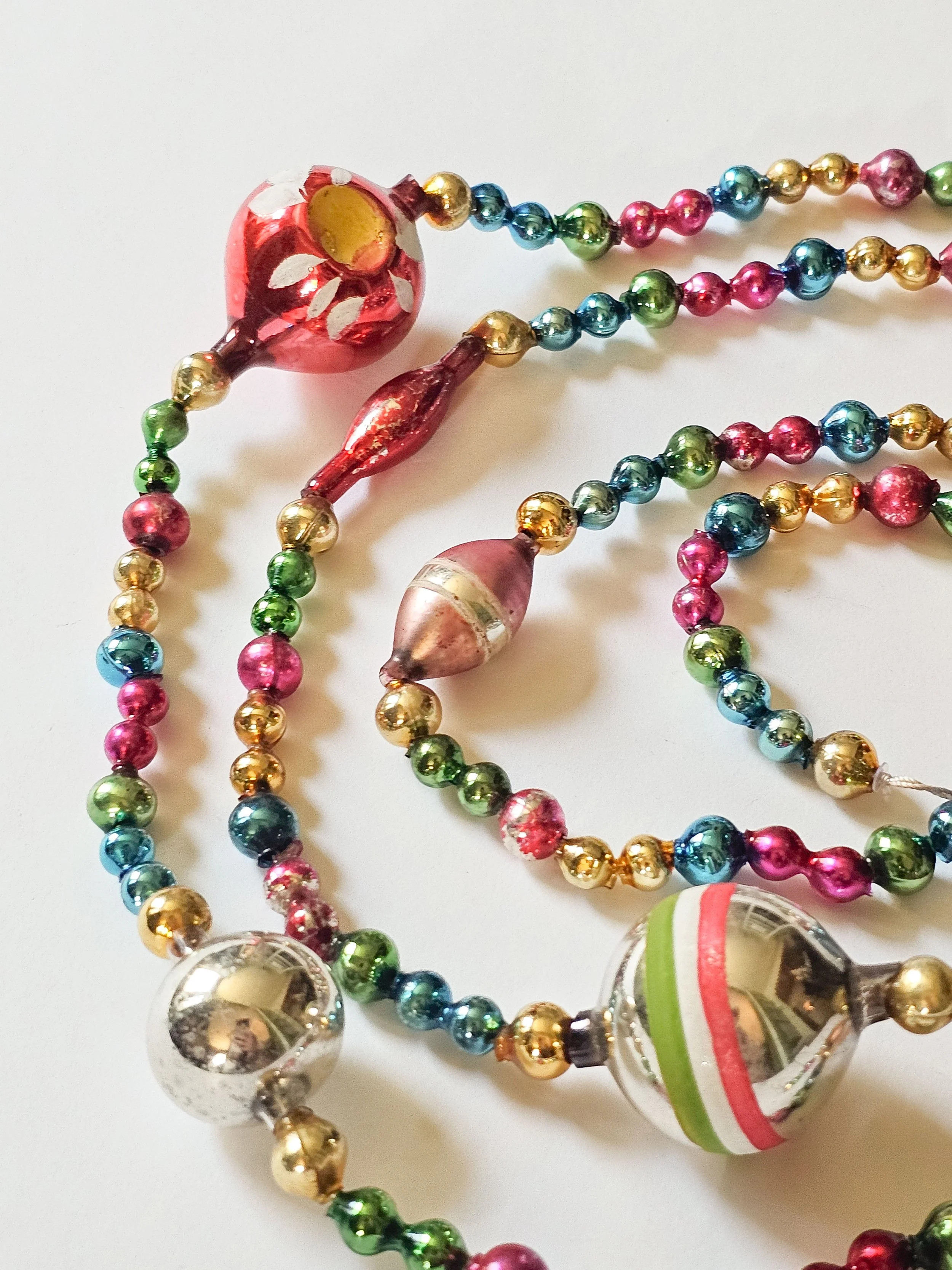 Vintage Glass Bead Garland No. 105