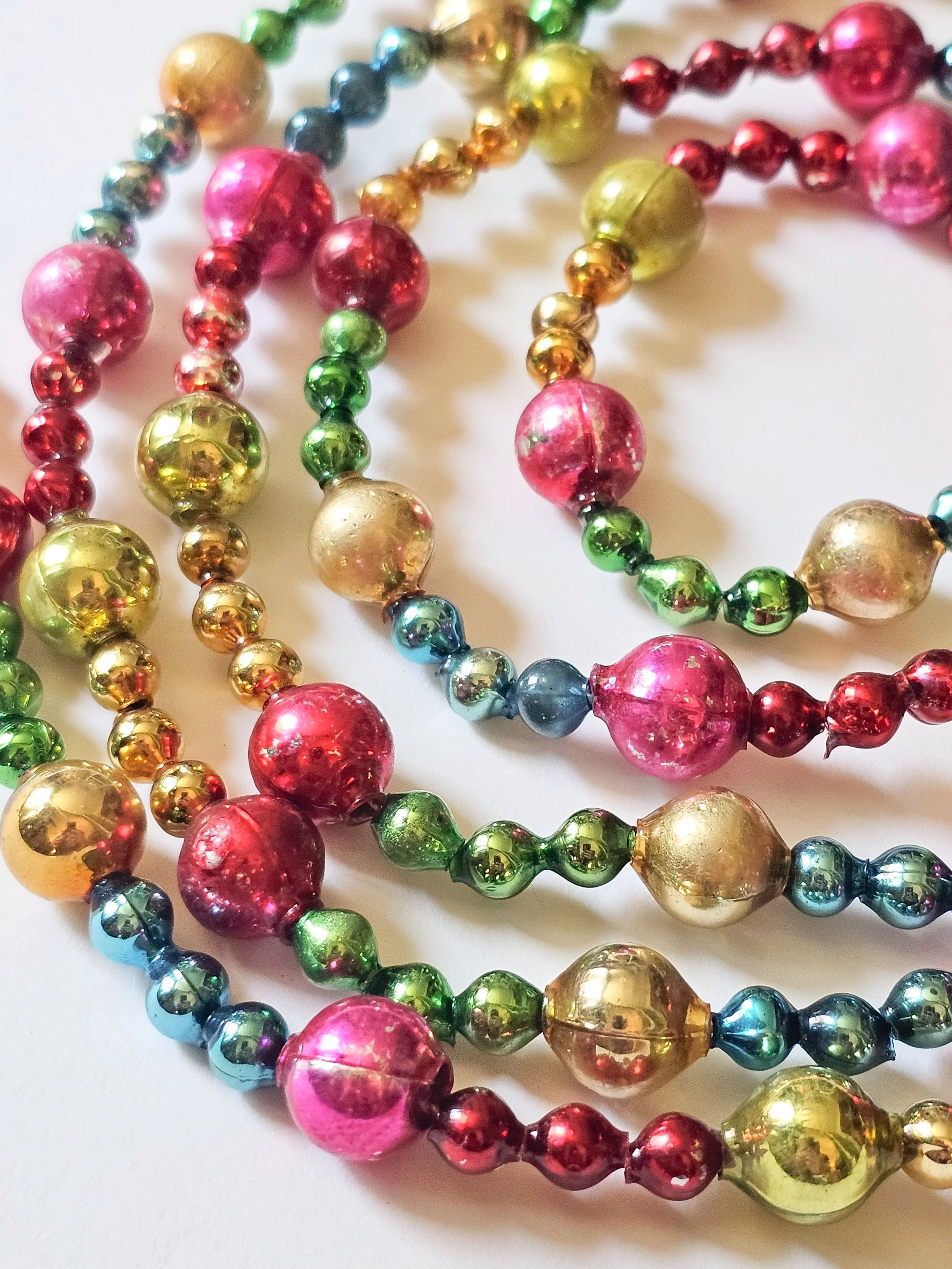 Vintage Glass Bead Garland No. 106